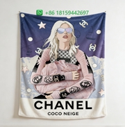 Chanel Throw Blankets